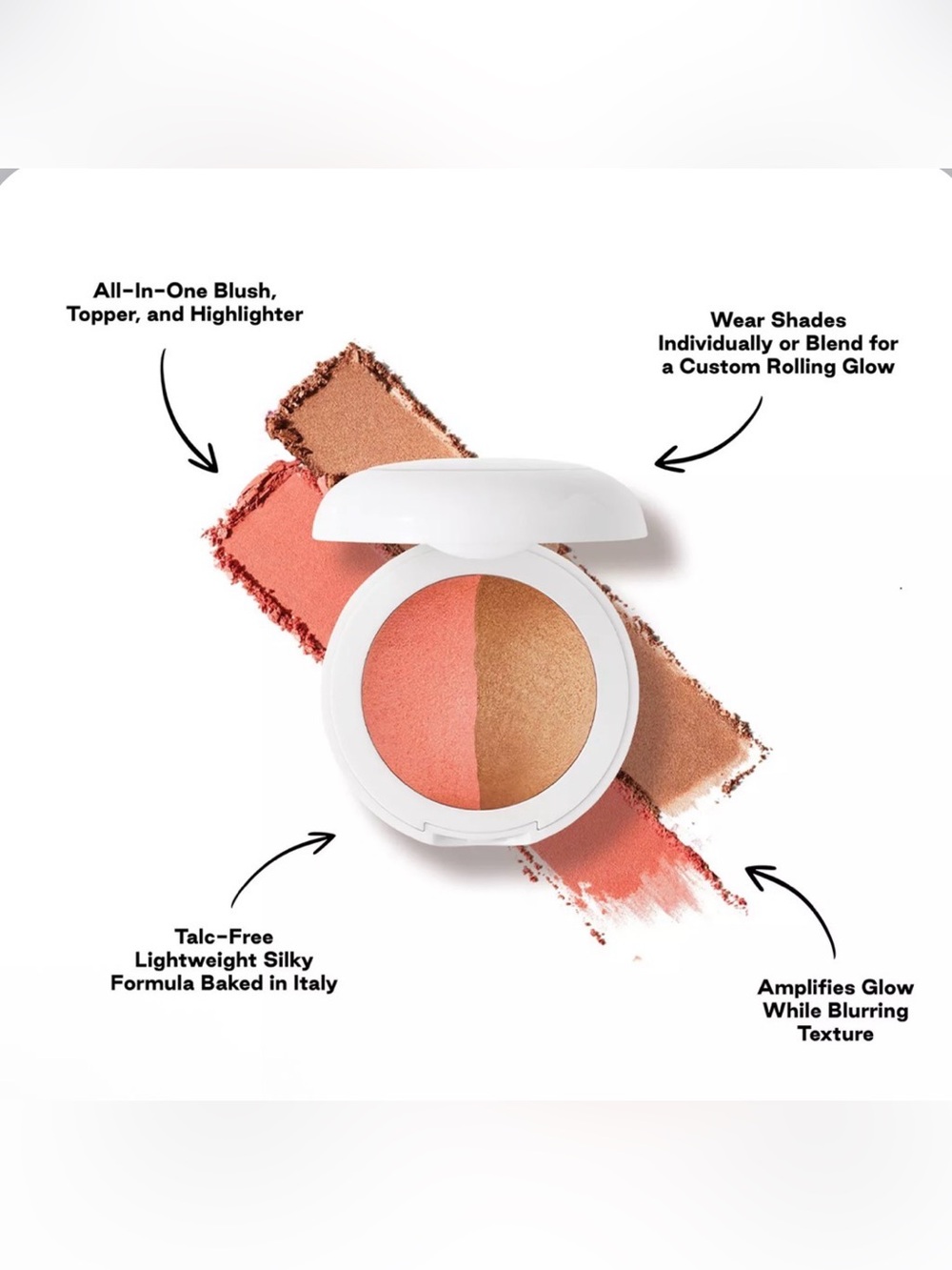 DIBS Beauty The Duet Baked Blush – Starstruck 0.3 oz - Picture 6 of 7